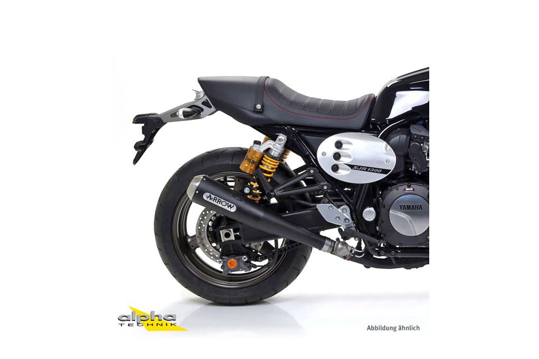ARROW exhaust DARK PRO RACING for Yamaha XJR1300 2007-2016, stainless steel black
