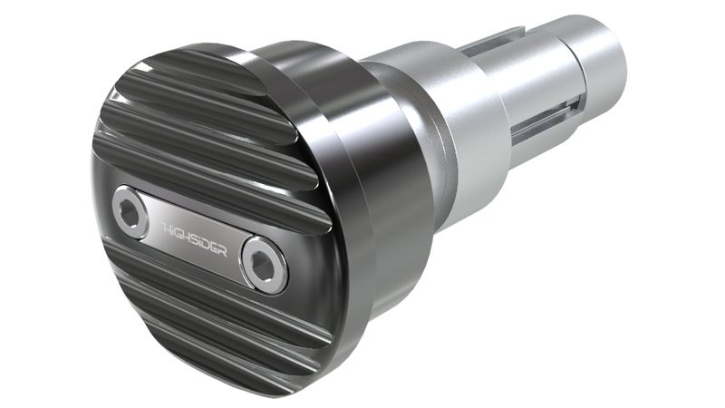 HIGHSIDER pro Wave handlebar weights silver (pair)