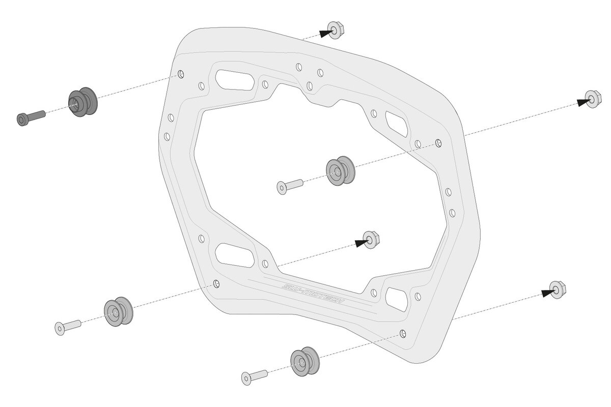 SW-Motech SysBag WP L/L bag system for Honda XL 750 Transalp (23-) SW-Motech