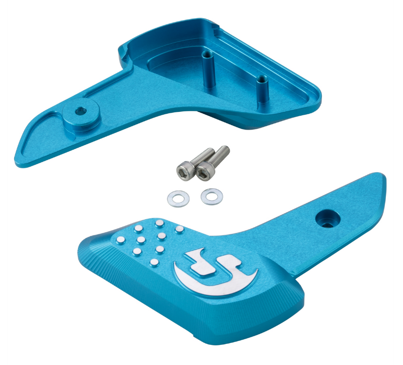 Footrests right and left for Vespa Primavera /Sprint 50-150cc 2T/4T AC, blue matt