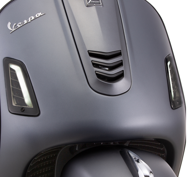 Turn signal kit front & rear for Vespa GTS/GTS Super/GTV 125-300cc ('14-), tinted