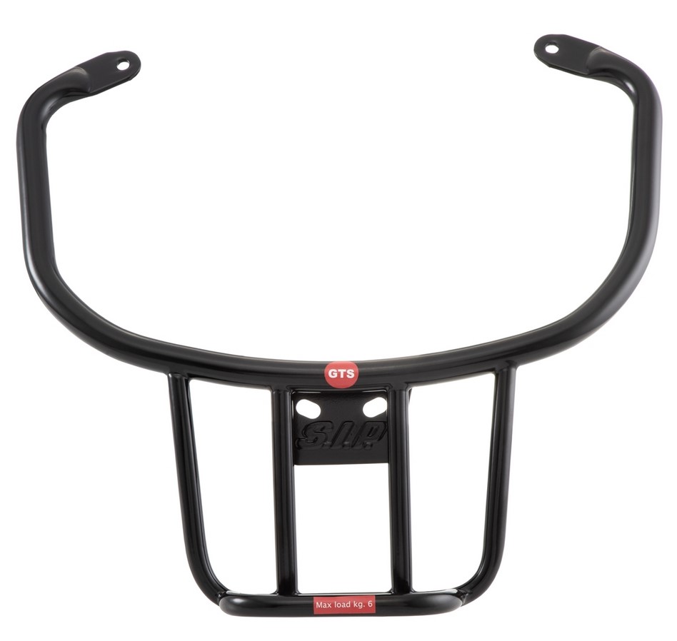 Luggage rack / pillion grab rail rear 70s for Vespa GTS/GTV/GT 125-300cc 4T LC, black matt
