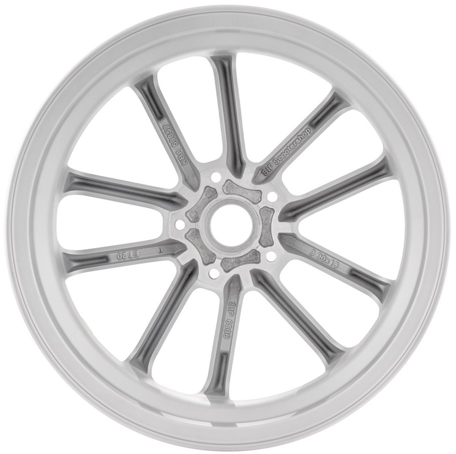 Rim front/rear 13" for Vespa GTS/GTS Super/GTV/GT 60/GT/GT L 125-300ccm, silver