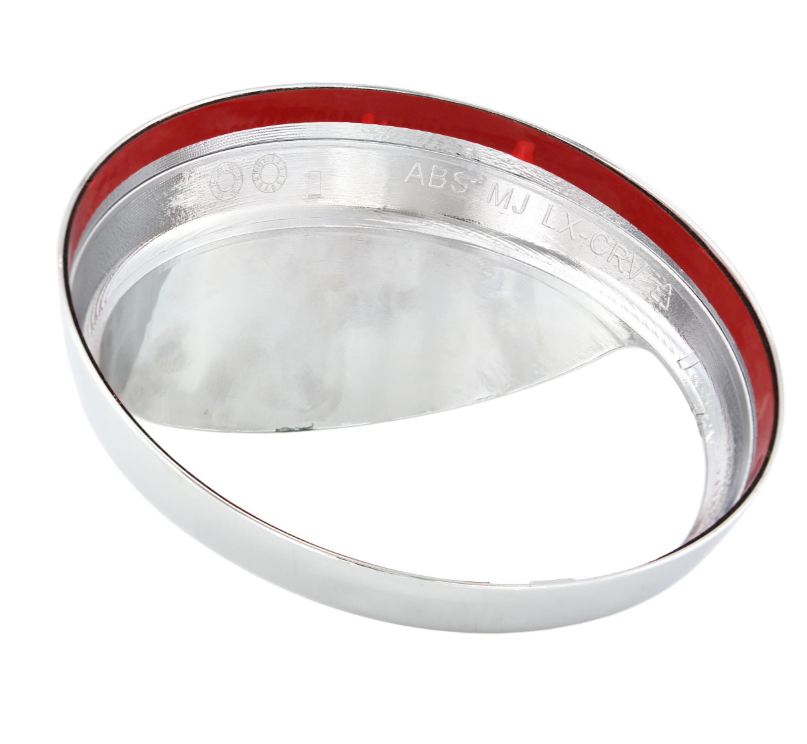 Lamp ring with lampshade for Vespa LX 50-150cc, chrome