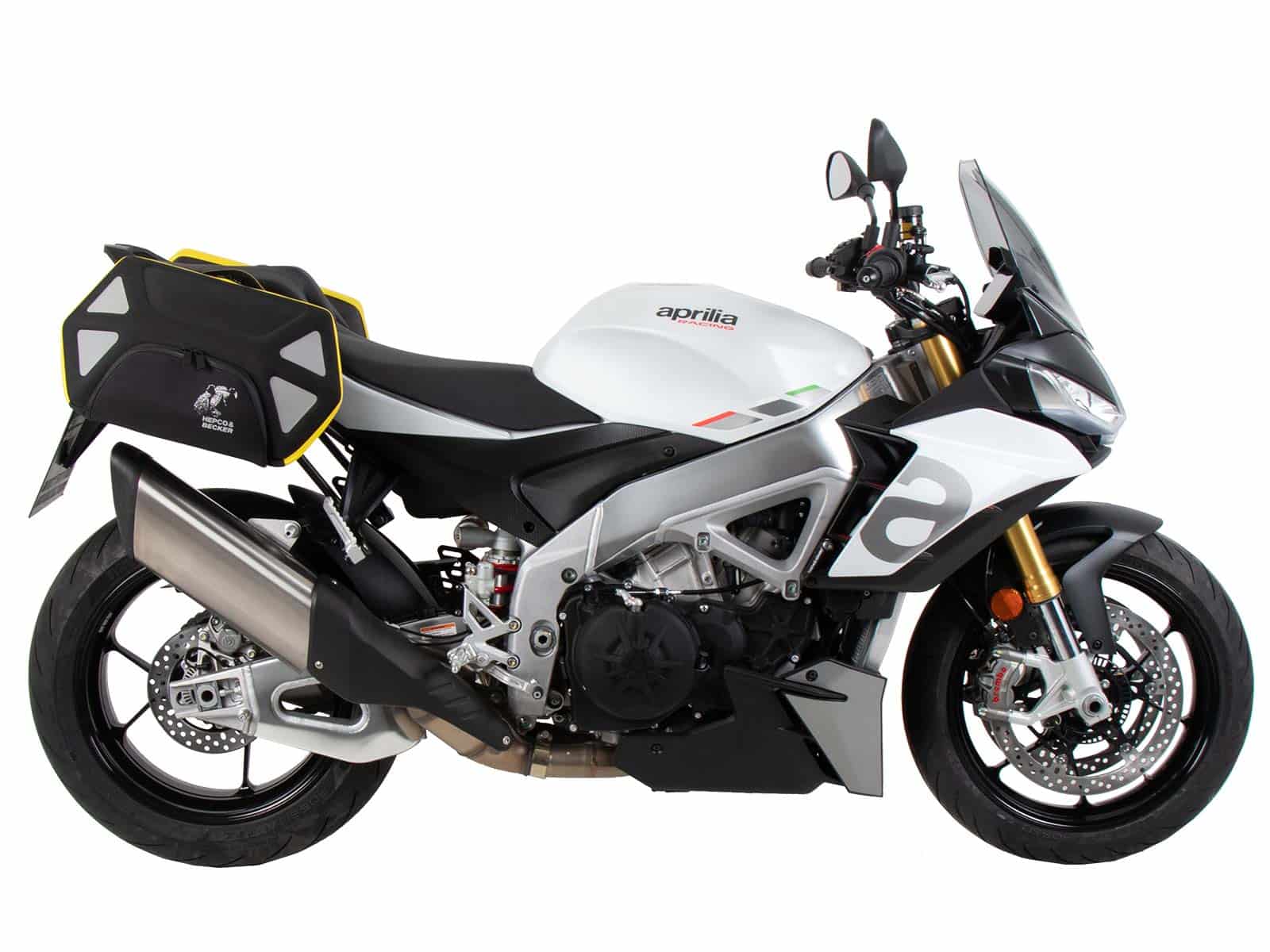 C-Bow side carrier black for Aprilia Tuono V4 (21-24) Hepco & Becker