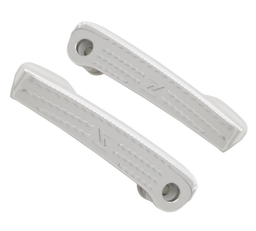Footrests, right and left for Vespa GTS/GTS Super/GTV/GT 60/GT/GT L 125-300ccm, silver