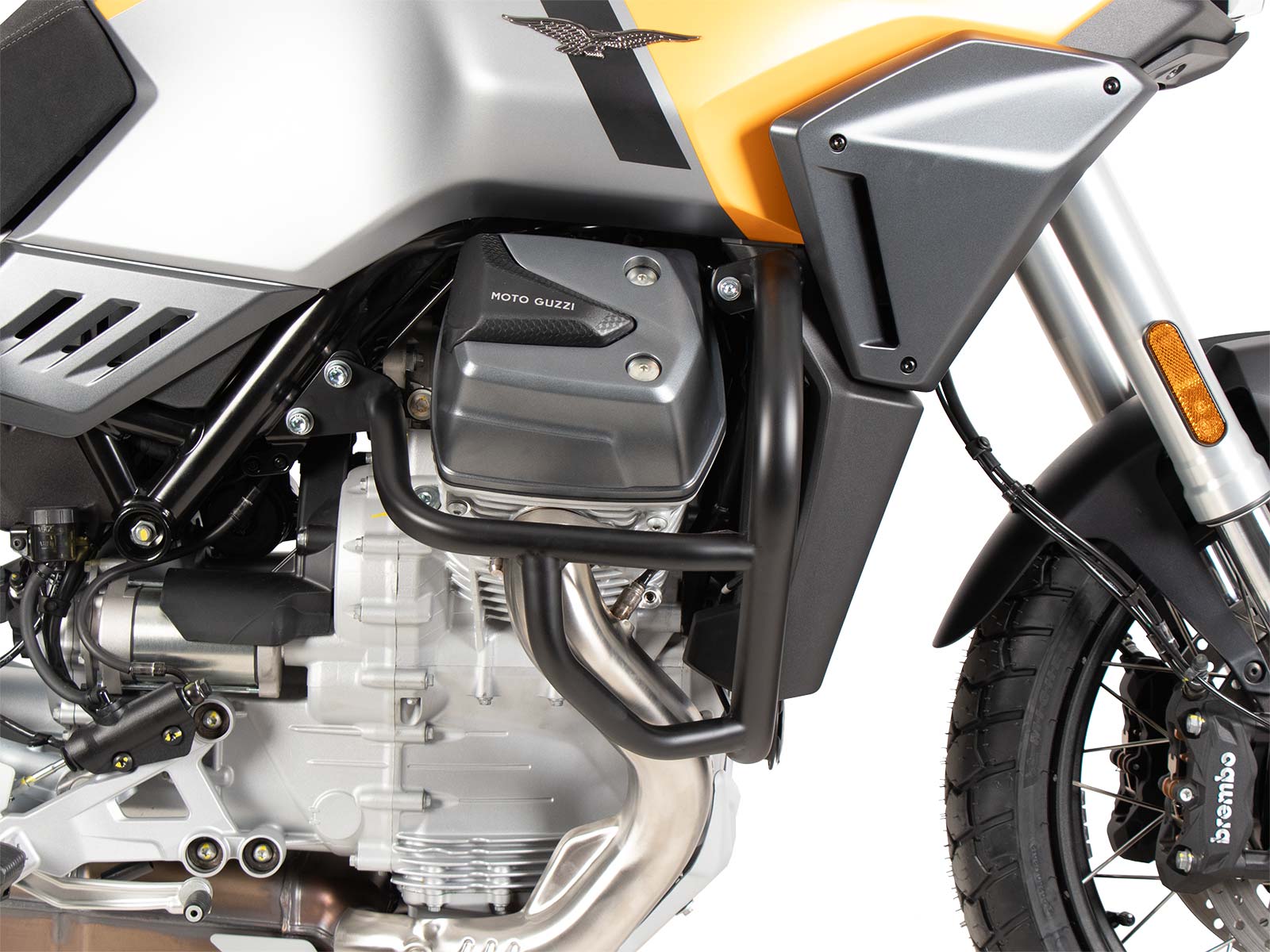 Engine guard black for Moto Guzzi Stelvio (24-) Hepco & Becker
