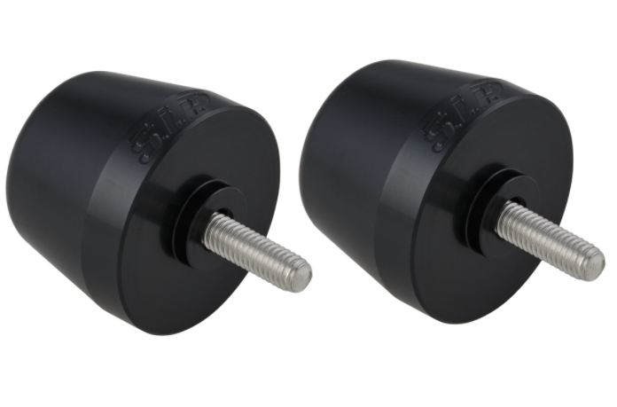 Handlebar end weights left/right for Vespa Primavera/Sprint/ET/LX/LXV/S, black matt