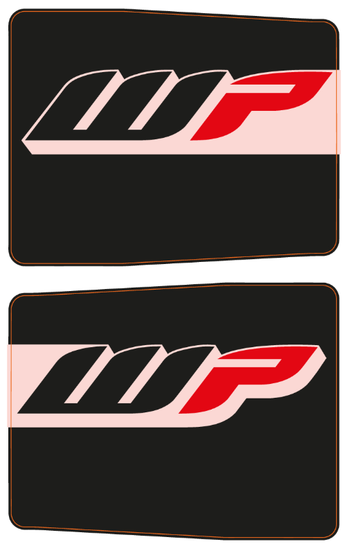 Fork protection sticker set for Husqvarna FS 701 Supermoto and FS 450 Original