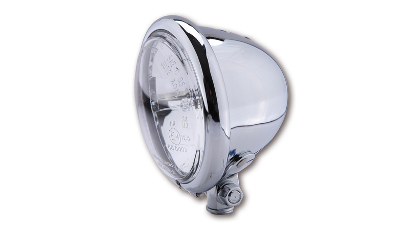 HIGHSIDER smart 4 1/2 inch driving lamp Bates Style chrome E-approved (1pc)