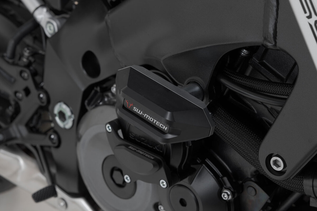 SW-Motech Crash pad kit black for Suzuki GSX-S 950 / GSX-S 1000 /GT - SW Motech