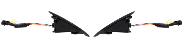 Turn signal kit front & rear for Vespa Primavera/Sprint 125-150cc 2T/4T AC, tinted