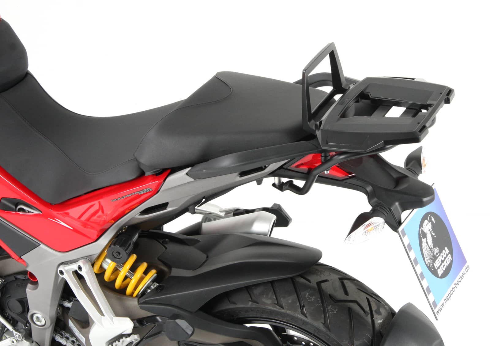 Alurack top case carrier for Ducati Multistrada 1200 /S (15-17) Hepco & Becker