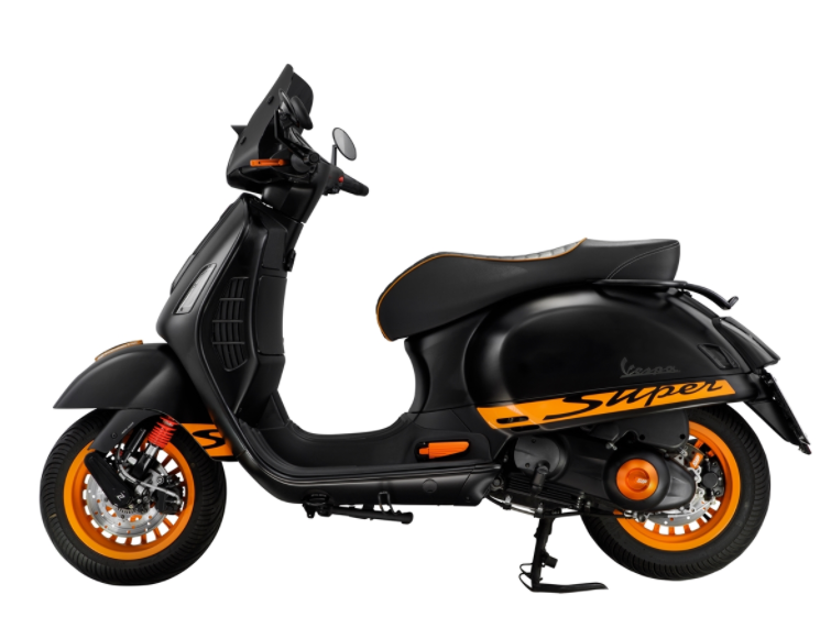 Cover vario lid for Vespa Primavera/Sprint 125-150ccm i.e. 3V 4T AC, orange matt