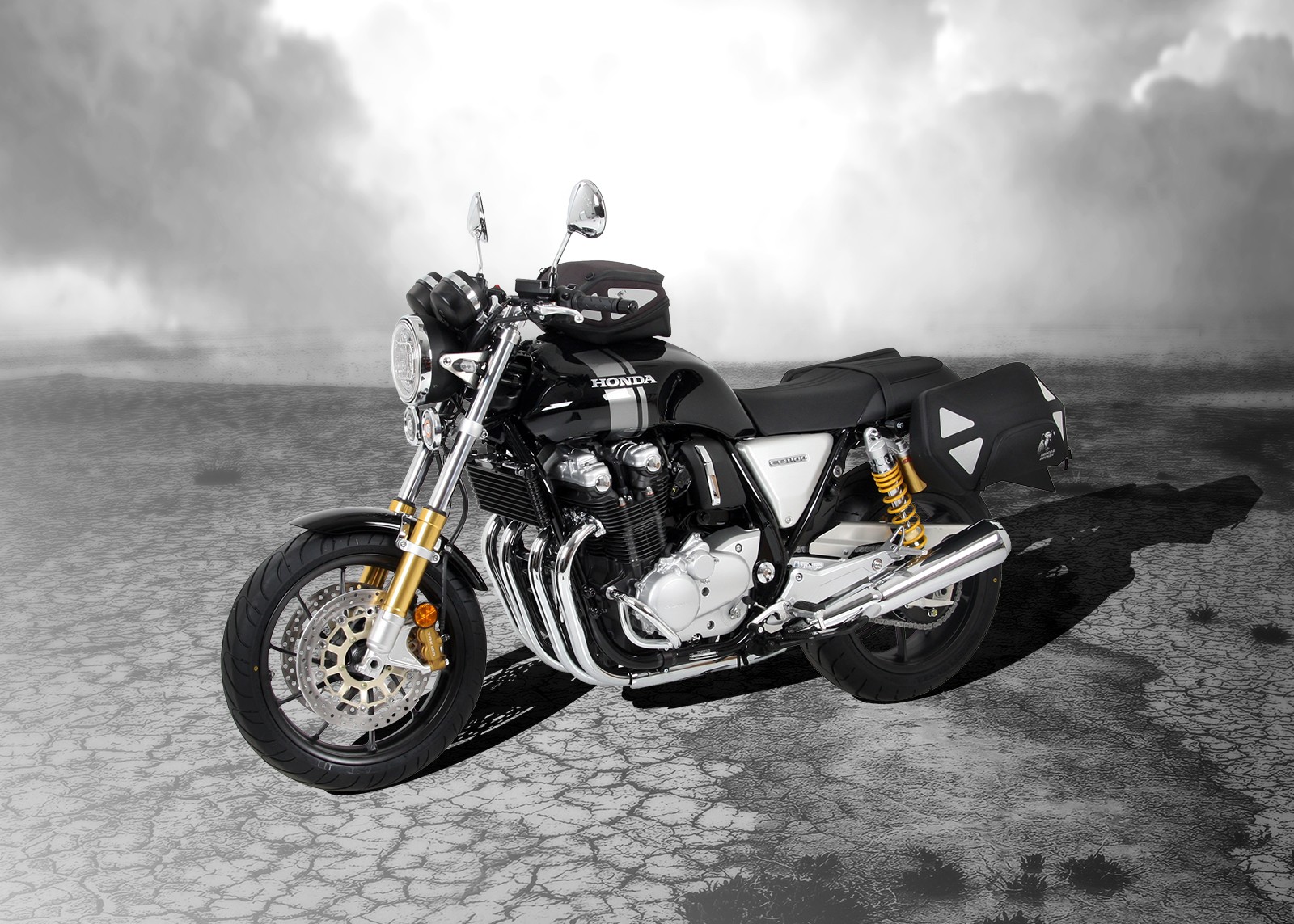 C-Bow side carrier black for Honda CB 1100 RS (17-20) Hepco & Becker