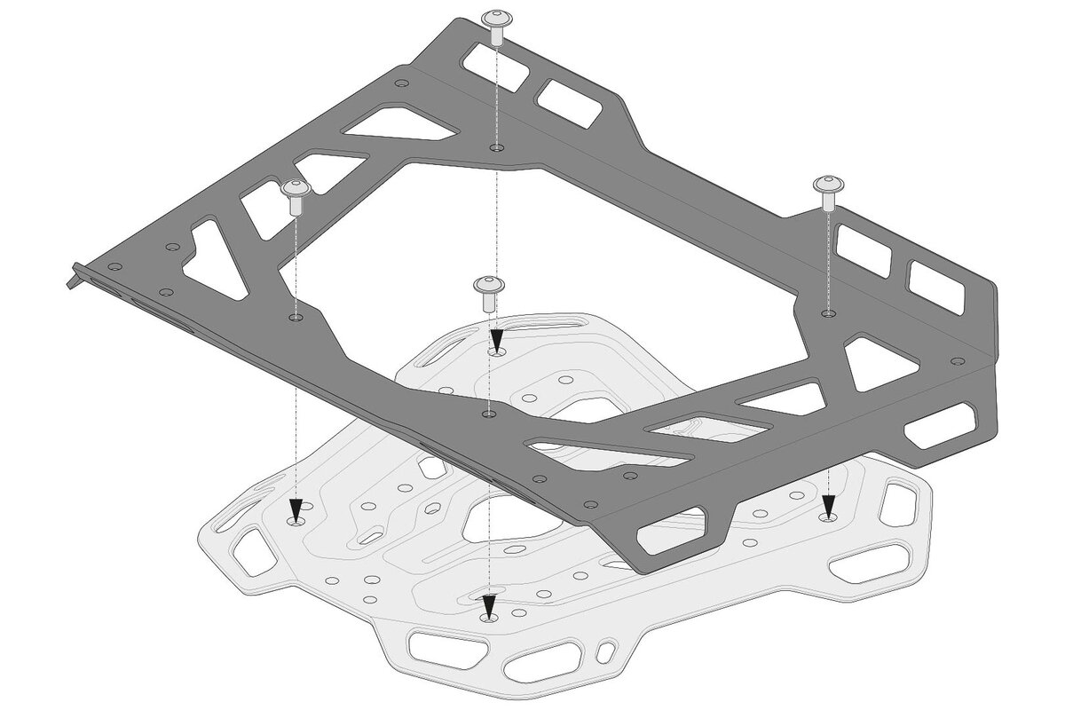 SW-Motech ADVENTURE-RACK luggage rack for Honda XL 750 Transalp (23-) SW-Motech