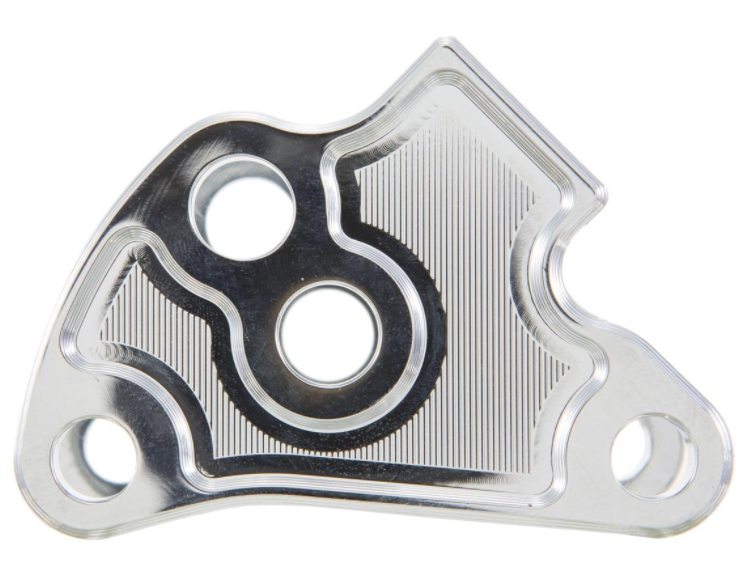 Adapter for lowering shock absorber, rear for Vespa Primavera/Sprint, chrome