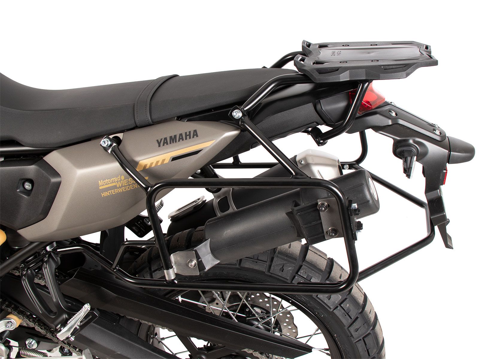 Side case carrier fixed black for Yamaha Ténéré 700 (25-) Hepco & Becker