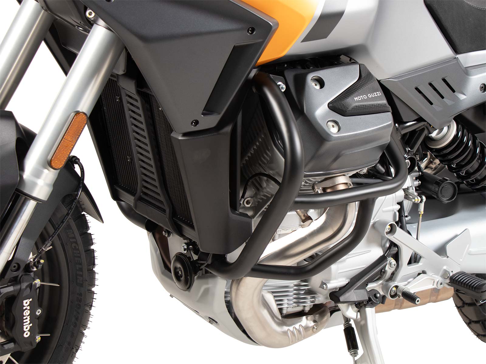Engine guard black for Moto Guzzi Stelvio (24-) Hepco & Becker