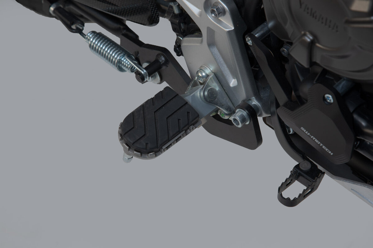 Adjustable footrests ION, stainless steel, for Aprilia Tuareg 660 - SW Motech
