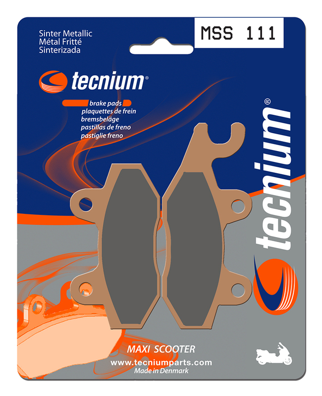 Tecnium Maxi Scooter sintered metal brake pads - MSS111