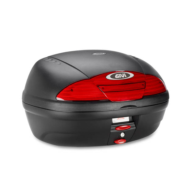 E450 Simply II MONOLOCK topcase black with Givi plate