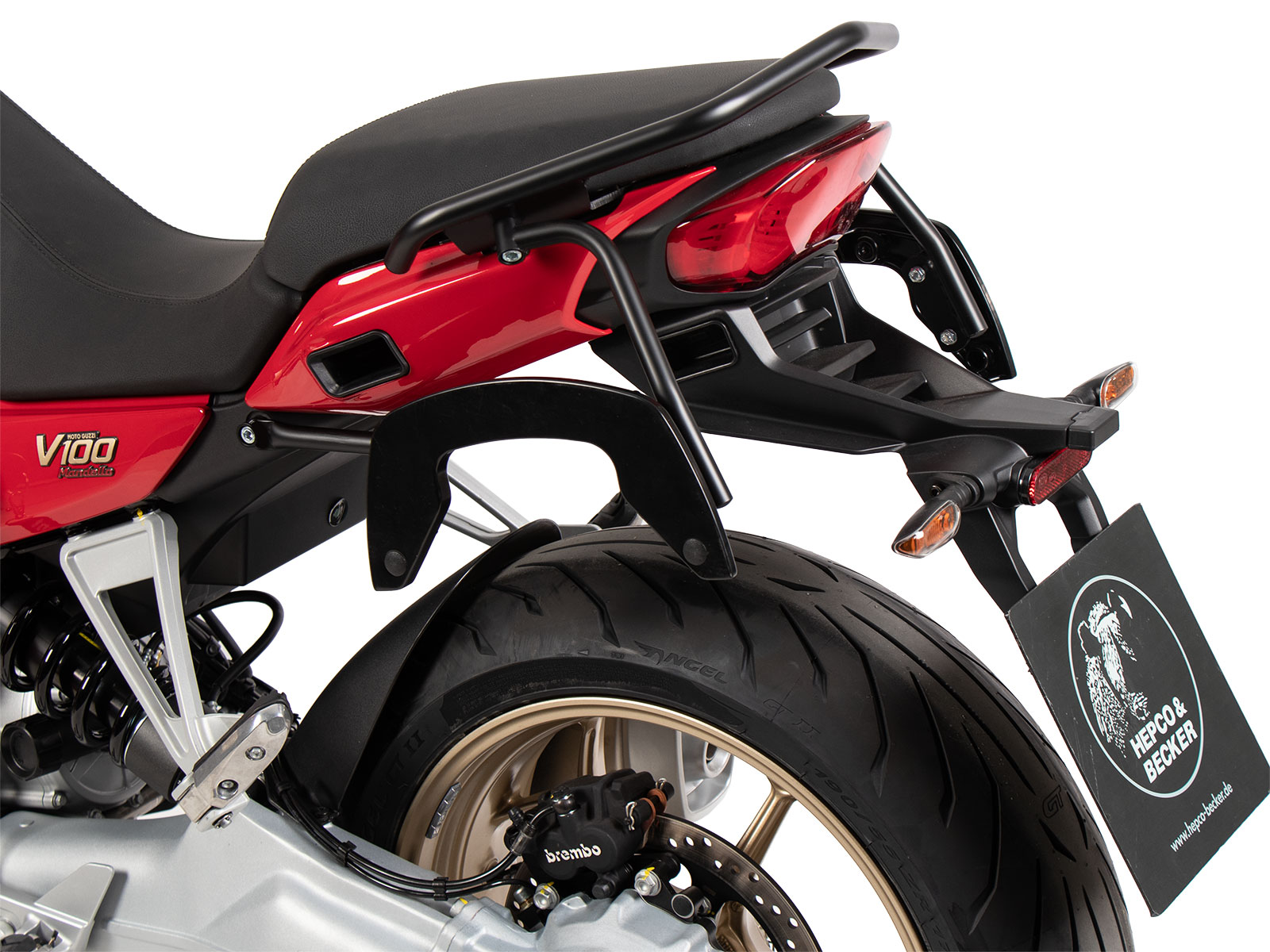 C-Bow side carrier for Moto Guzzi V 100 Mandello Hepco & Becker