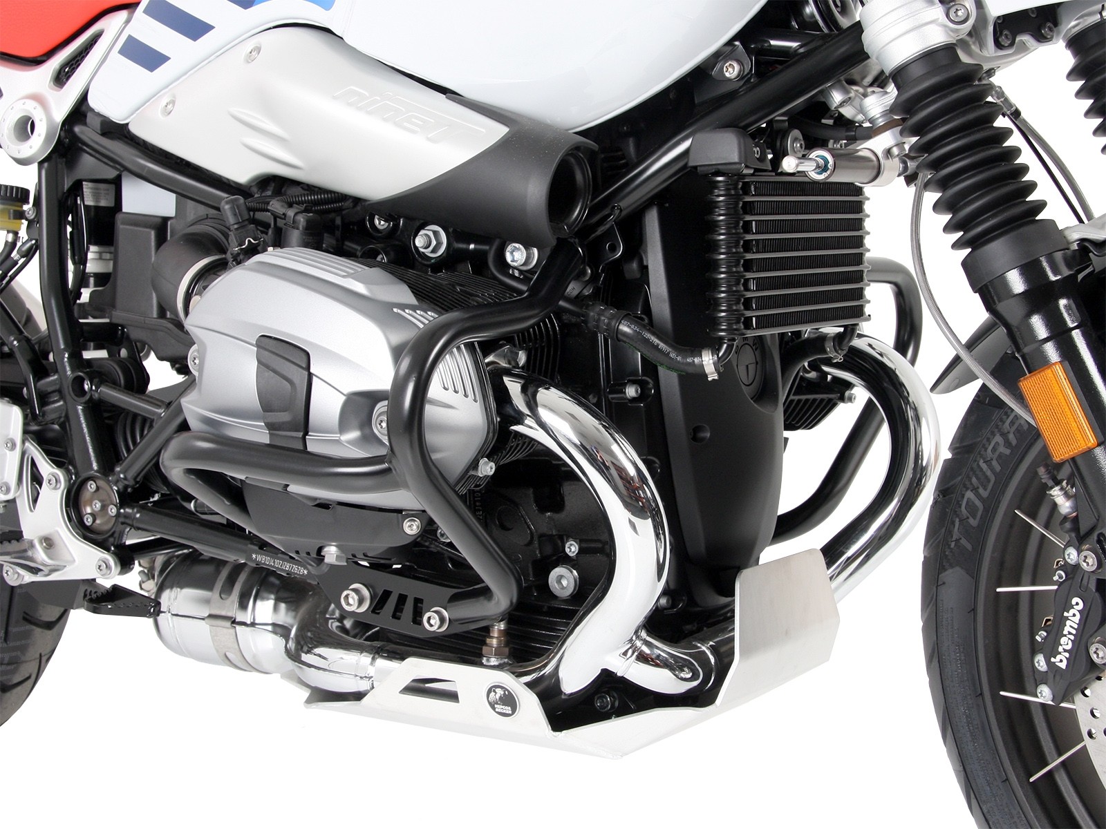 Engine guard black for BMW R nineT Urban G/S (17-23)Hepco & Becker