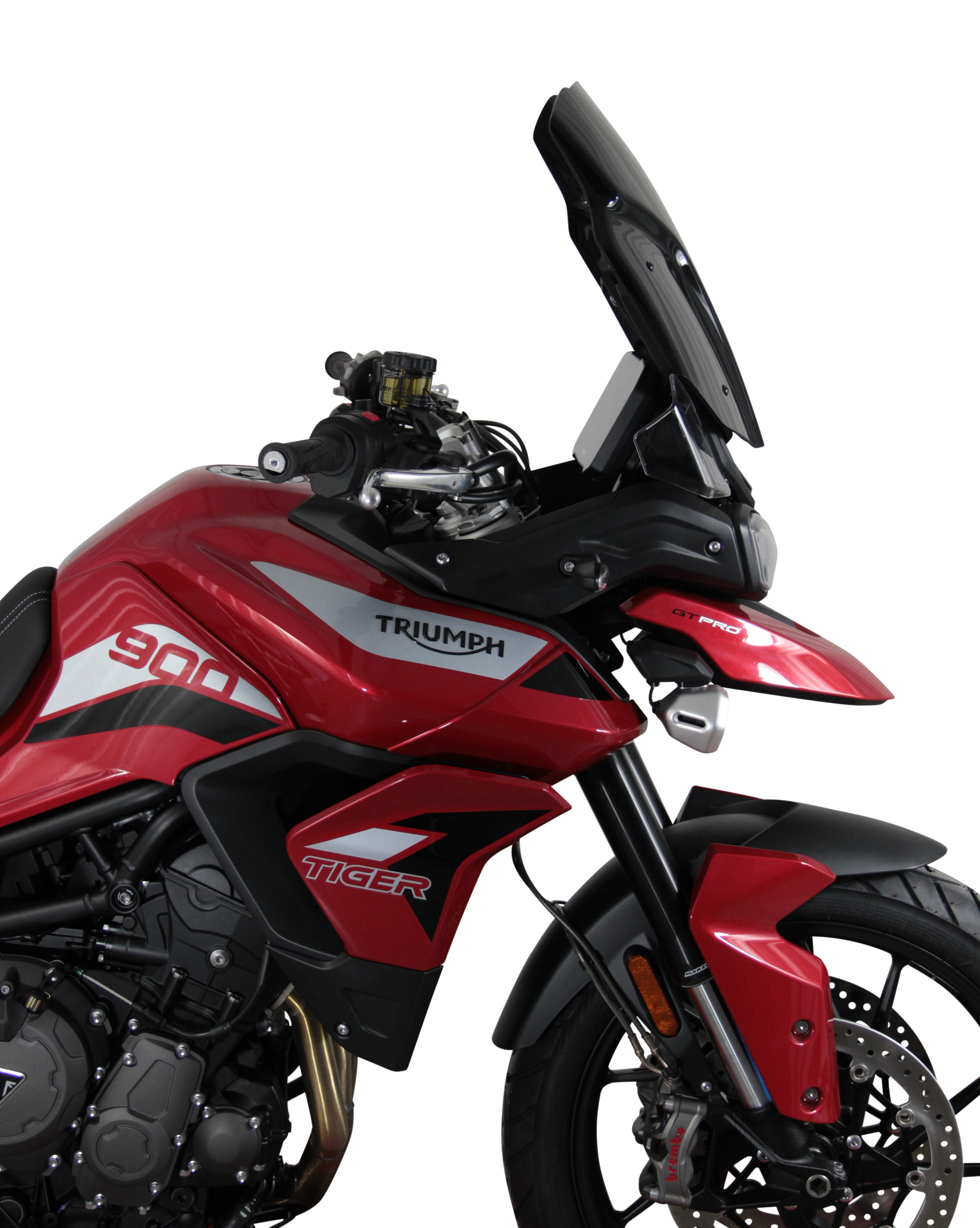 Touring windshield MRA "TM" for TRIUMPH TIGER 900 /GT PRO (Bj.19-) - Smoke gray