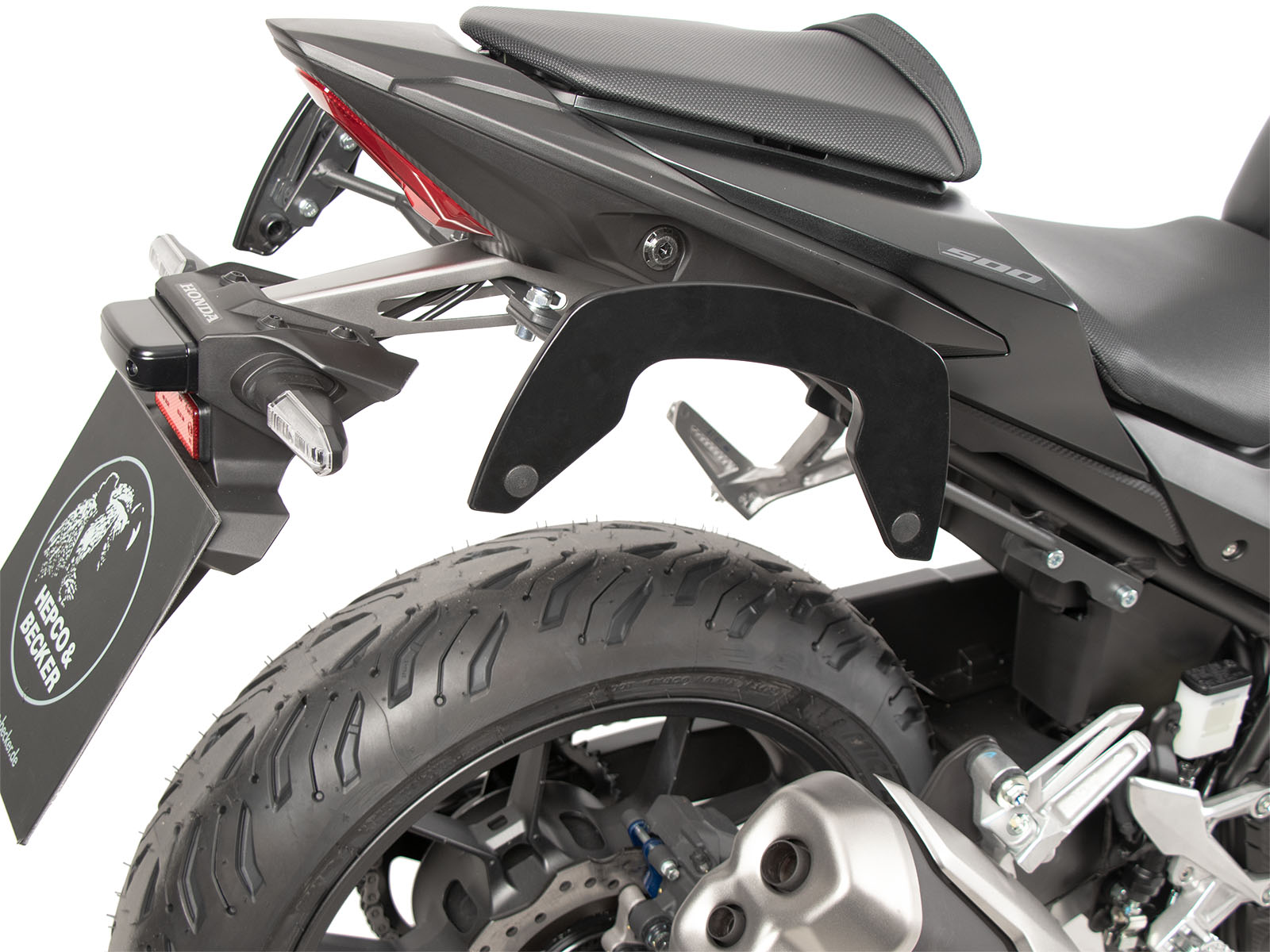 C-Bow side carrier anthracite for Honda CB 500 Hornet (24-) Hepco & Becker