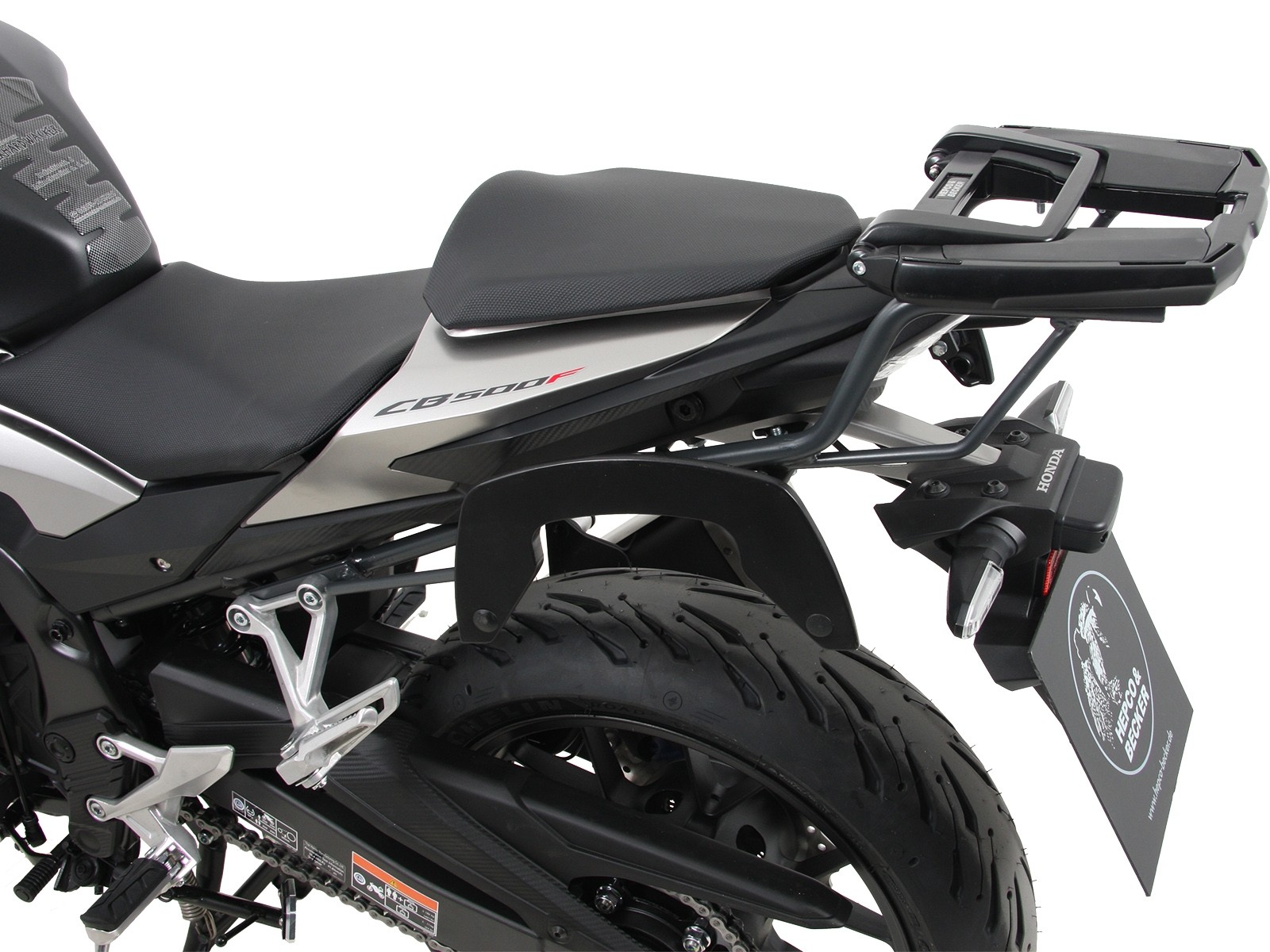 C-Bow side carrier anthracite for Honda CB 500 F (19-23) Hepco & Becker