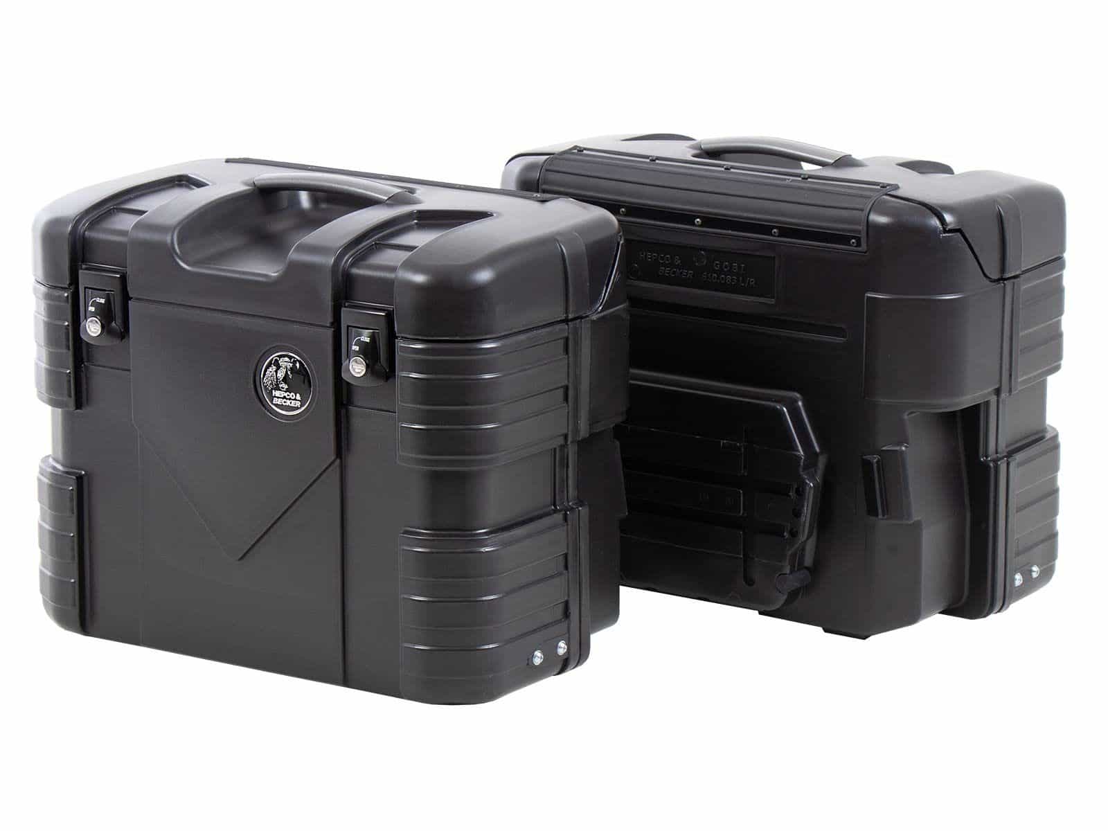 Gobi side case set black Hepco & Becker