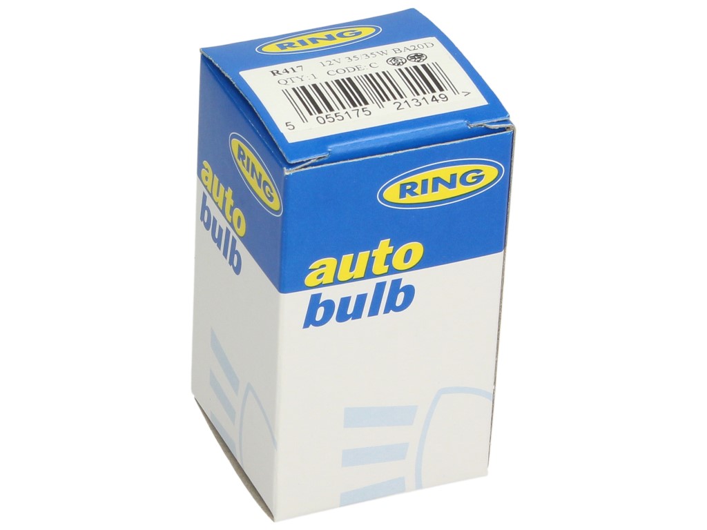 Ring bulb, incandescent lamp, halogen, 12 V, 35/35 W, BA20d