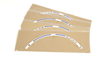 Rim decor sticker set blue for Honda Forza125/350 original
