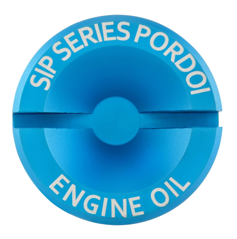 Oil filler plug engine oil for Vespa GTS Super 125cc 4T LC Euro 3 (09-16), blue matt
