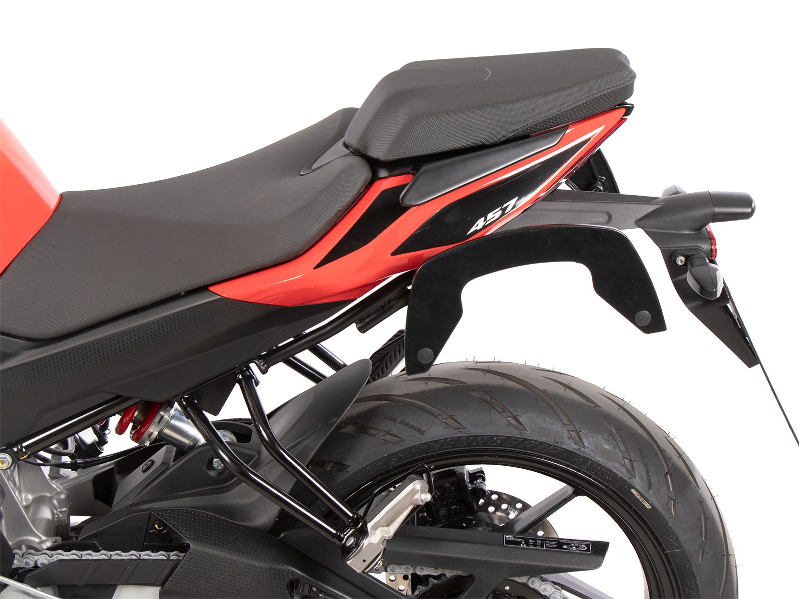 C-Bow side carrier black for Aprilia Tuono 457 (25- ) Hepco & Becker