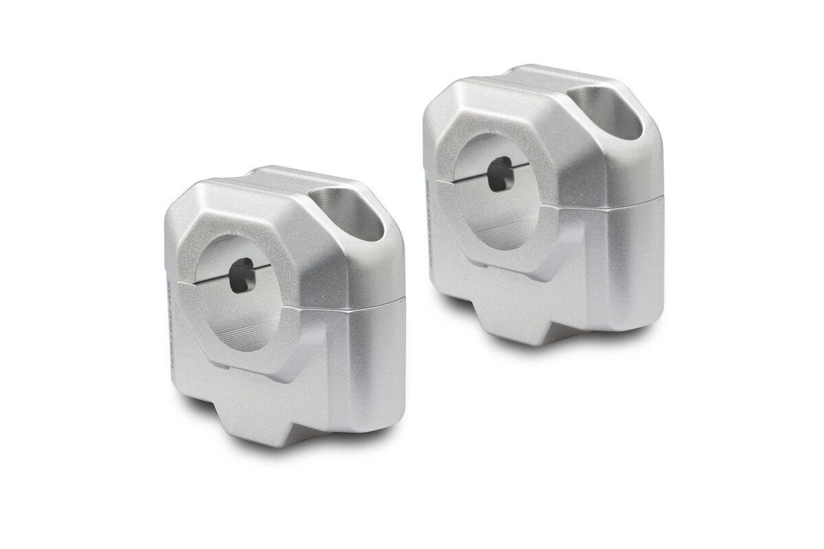 SW-Motech Handlebar riser, silver for Ø 28 mm handlebars, H=30 mm for Honda XL 750 Transalp (23-) SW-Motech