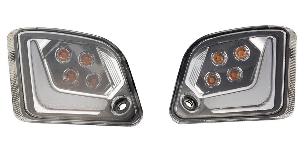 Turn signal kit rear left/right for Vespa GTS/GTS Super/GTV/GT 60/GT/GT L ('03-'13), clear