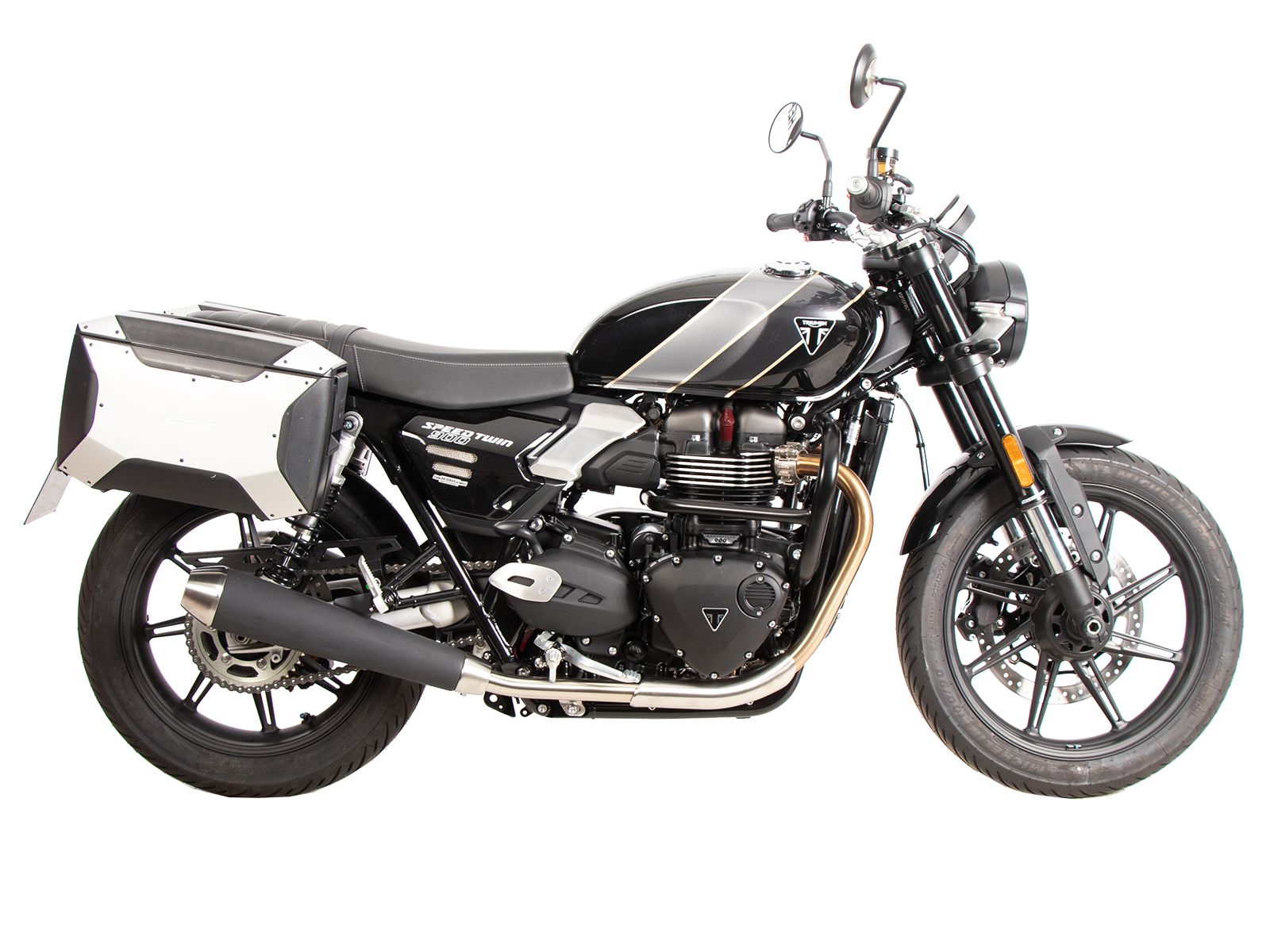 C-Bow side carrier black for Triumph Speed Twin 900 (25-) Hepco & Becker