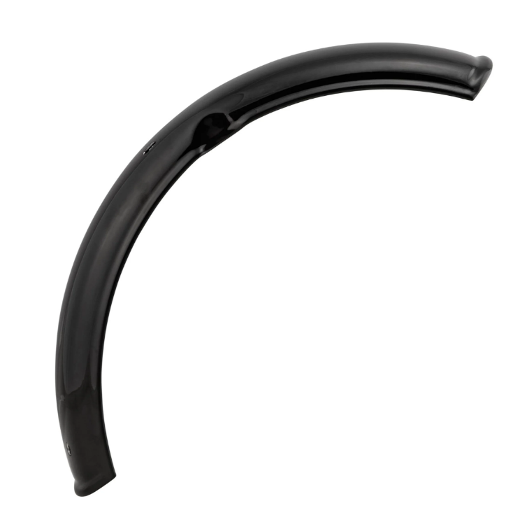 Mudguard 2.0 Garelli without bracket for Vespa PX 80-200cc, metal black glossy