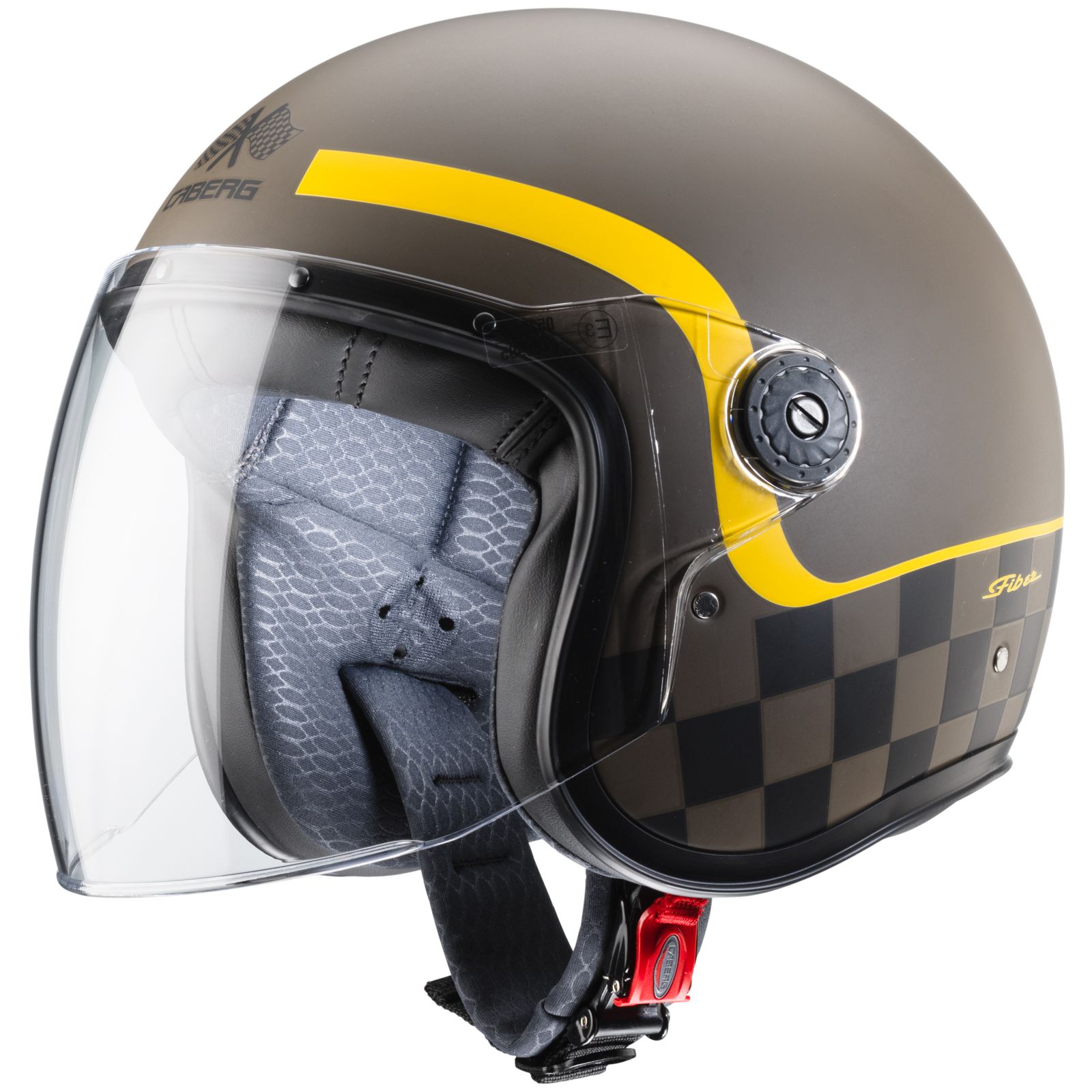 Caberg Helmet Freeride Formula, matte brown / Mustard yellow