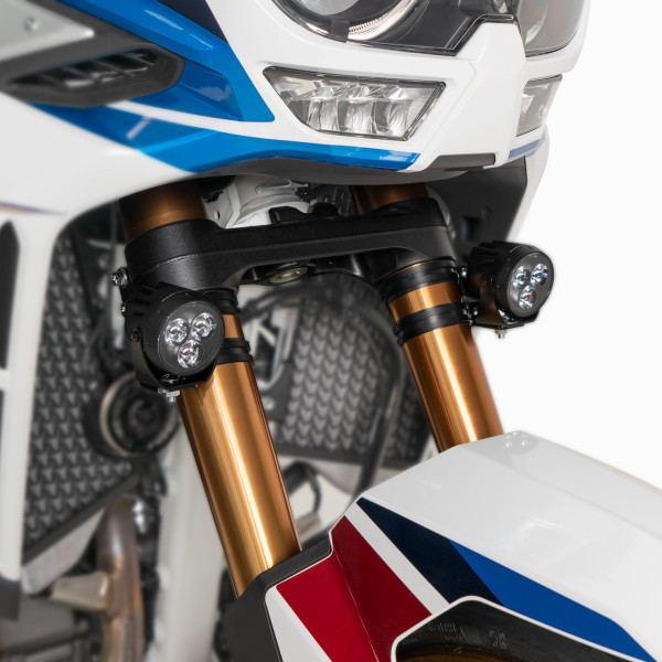 Auxiliary headlight bracket kit for Honda CRF 1000/1100 L Africa Twin - Barracuda