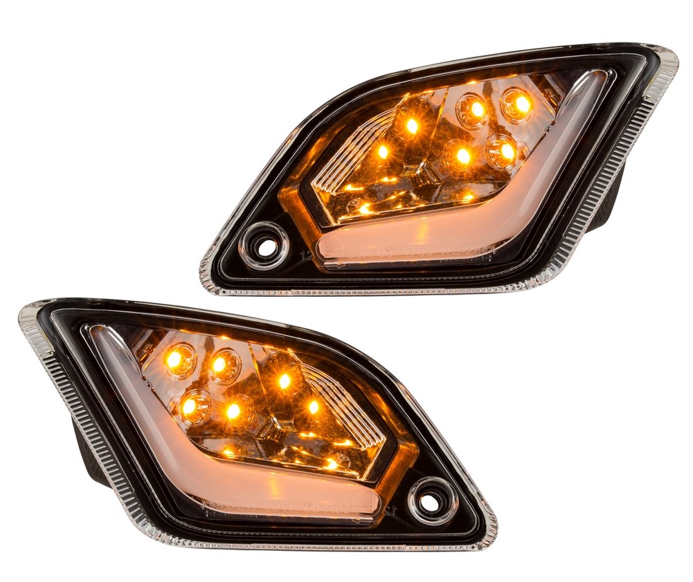 Turn signal kit rear left/right for Vespa GTS/GTS Super/GTV/GT 60/GT/GT L ('03-'13), clear