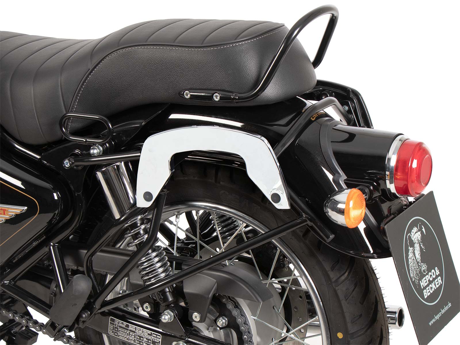 C-Bow side carrier chrome for Royal Enfield Bullet 350 (24-) Hepco & Becker