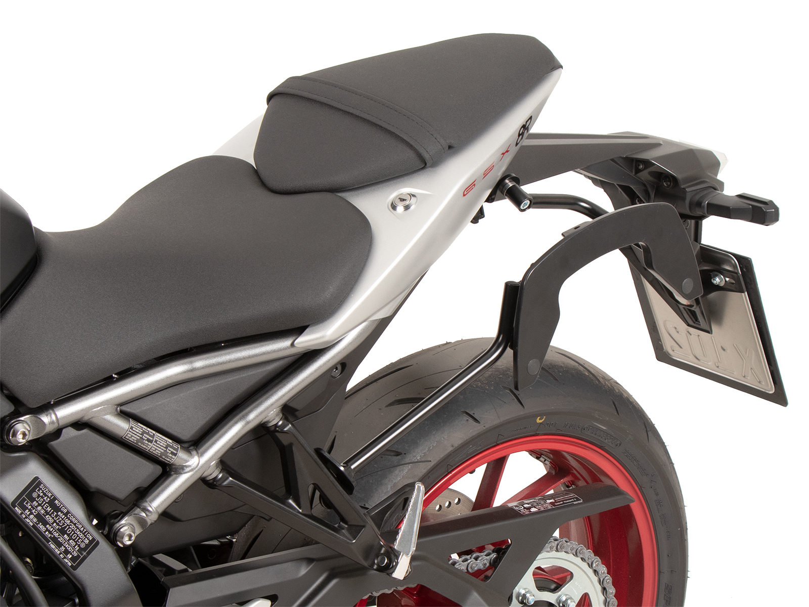 C-Bow side carrier black for Suzuki GSX-8R (24- ) Hepco & Becker