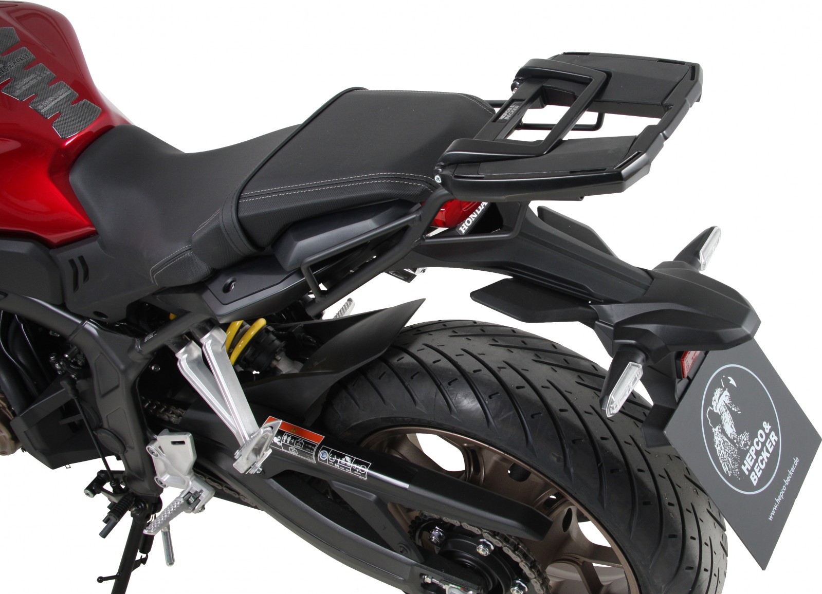Easyrack top case carrier black for Honda CB 650 R (19-20) Hepco & Becker