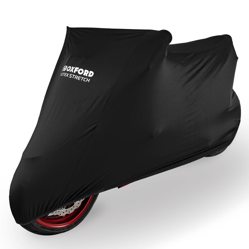 Oxford Indoor Cover Protex Stretch Black - Motorcycle / Scooter - M