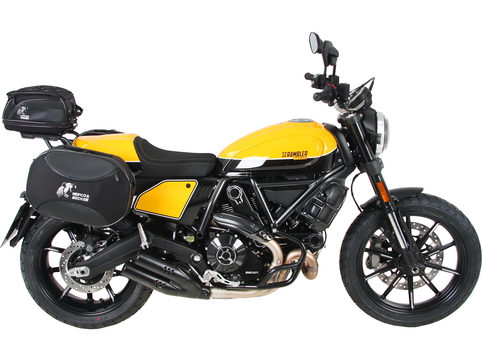 Smartrack rear carrier black for Ducati Scrambler 800 (19-22) Hepco & Becker