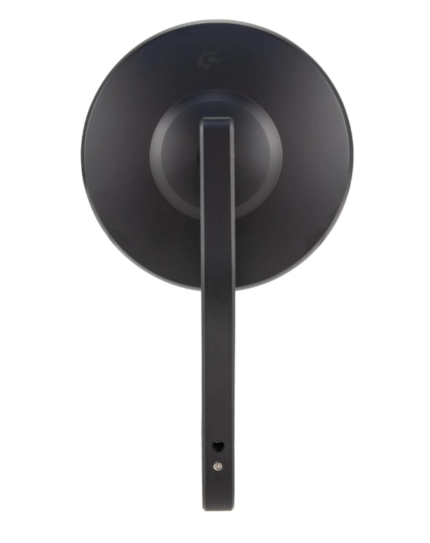 Handlebar end mirror for Vespa, left or right, round, black matt