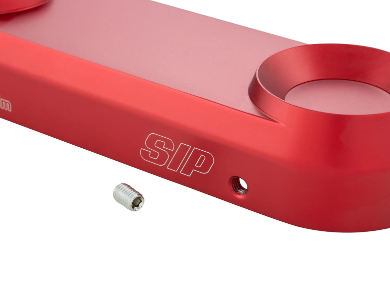 Swingarm cover for Vespa, red matt
